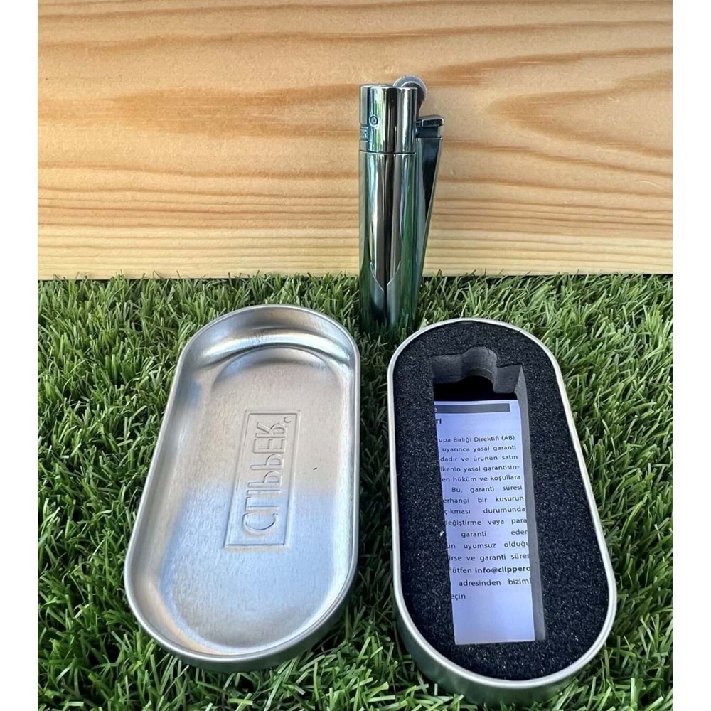 Mavi Parlak Deep Blue Taşlı Çakmak