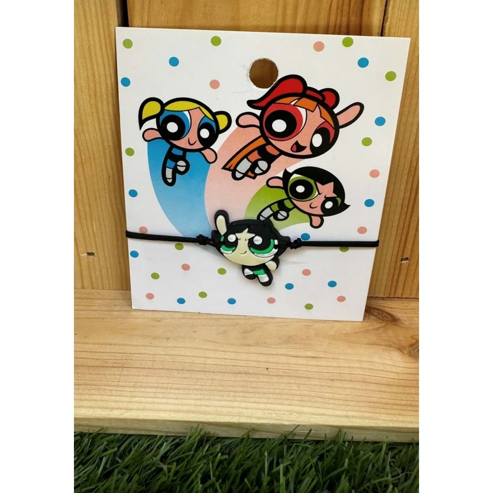 Powerpuff Girls Çocuklar Için Bileklik