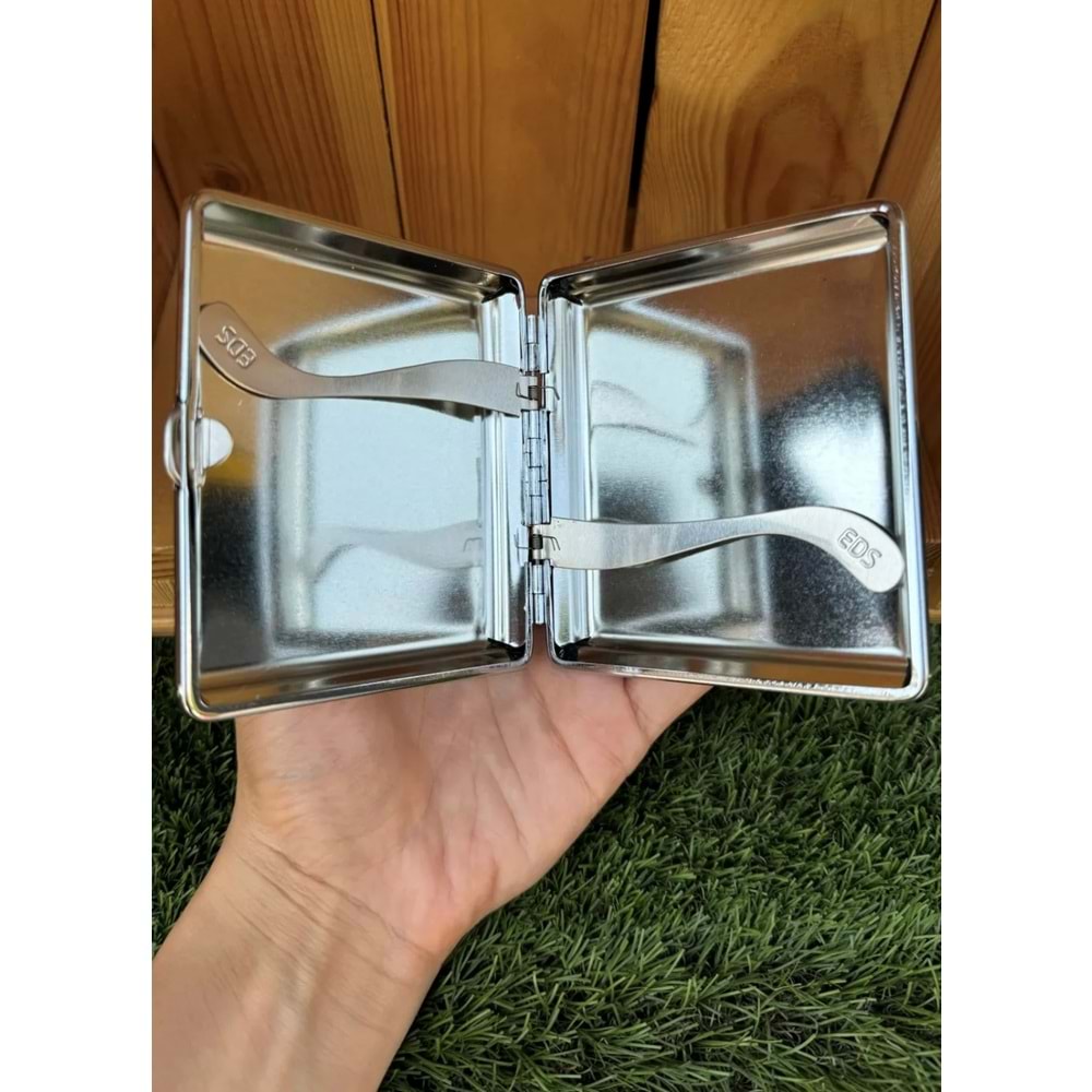 Mr Eds Lüks Deri Sigara Tabakası/Kahverengi