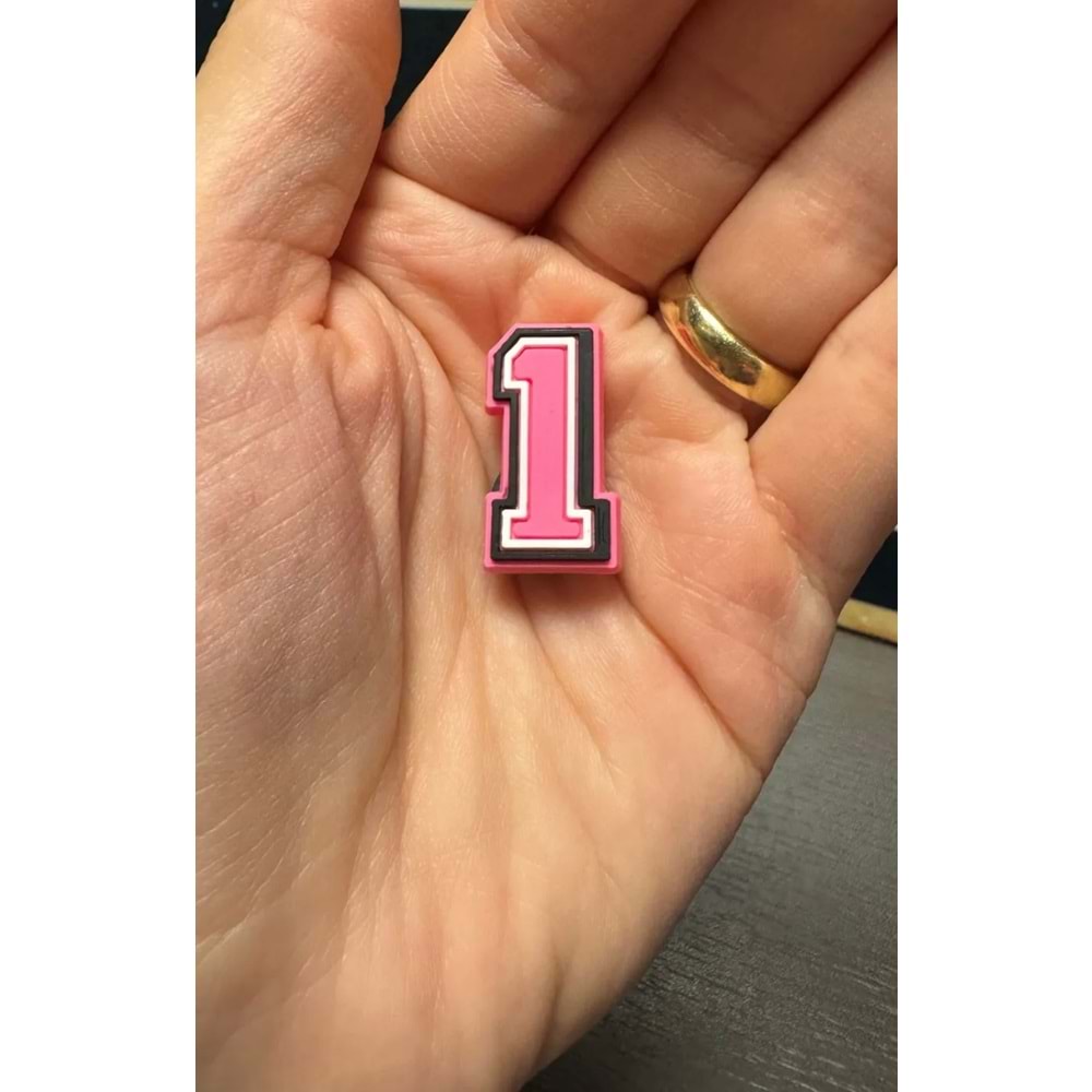 Terlik Süsü/Pembe 1 Rakamı