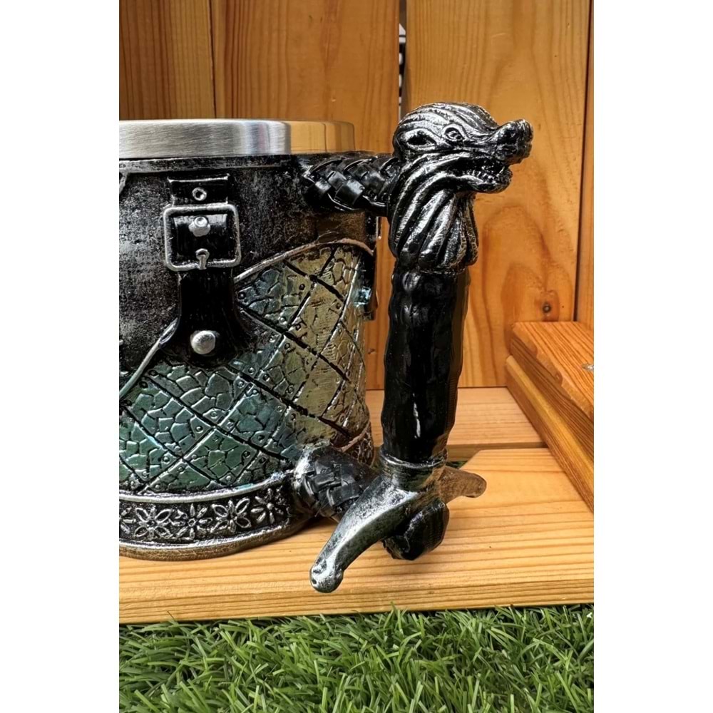King In The North Paslanmaz Çelik 3D Kupa Bardak