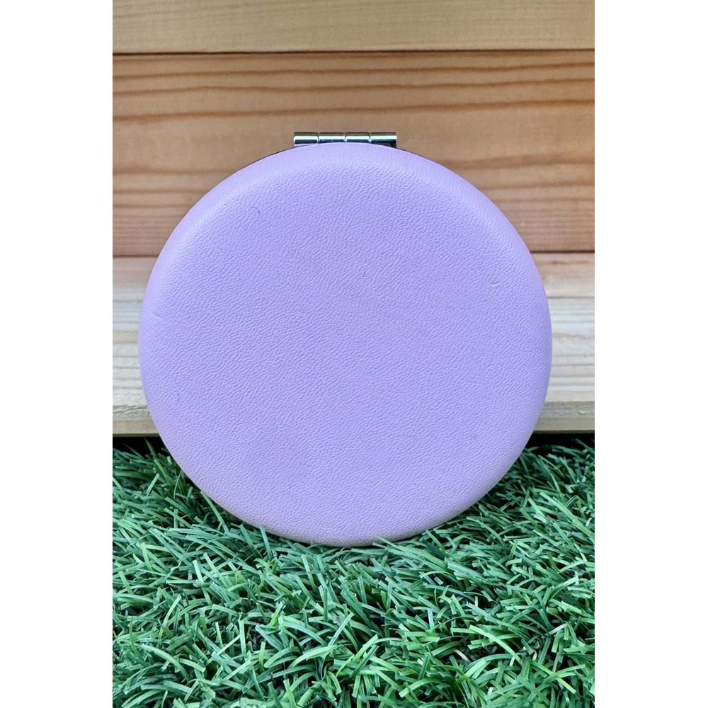 Simli Sulu Çanta Aynası Kapaklı El Makyaj Aynası