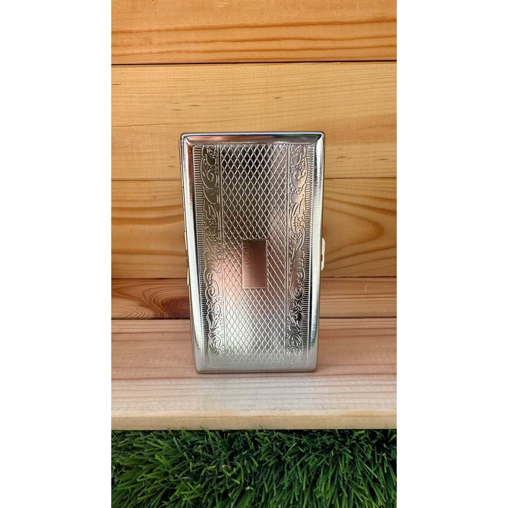 Metal Uzun Slim Tütün Tabakası 1
