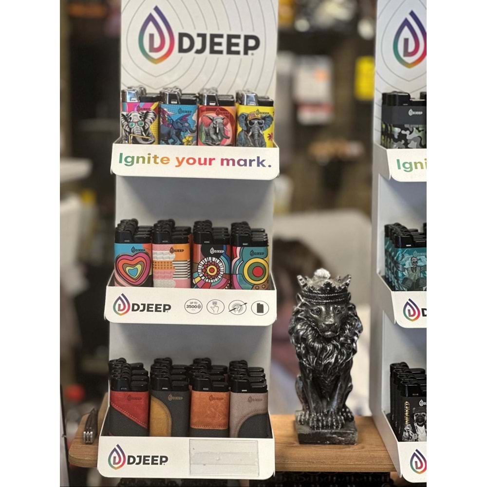 Djeep Black Model Taşlı Çakmak 1