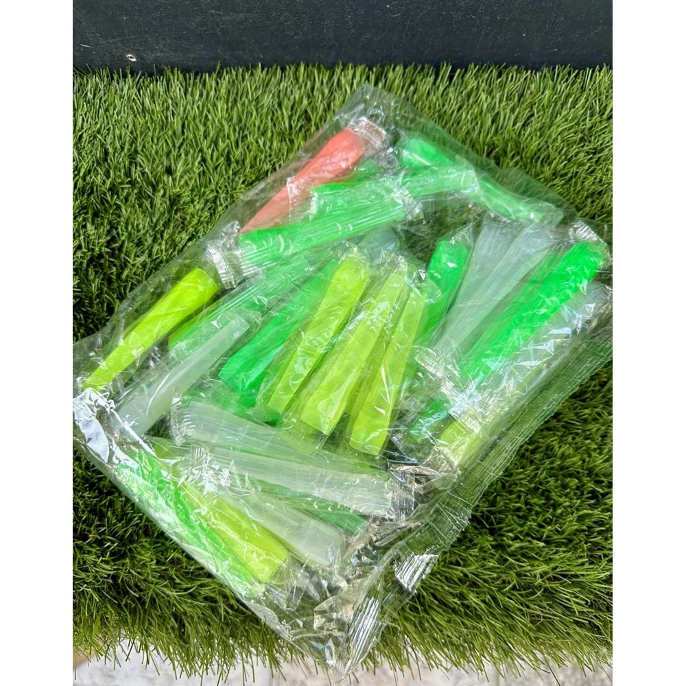Roket Silikon Sipsi-40 adet (Karışık Renk)