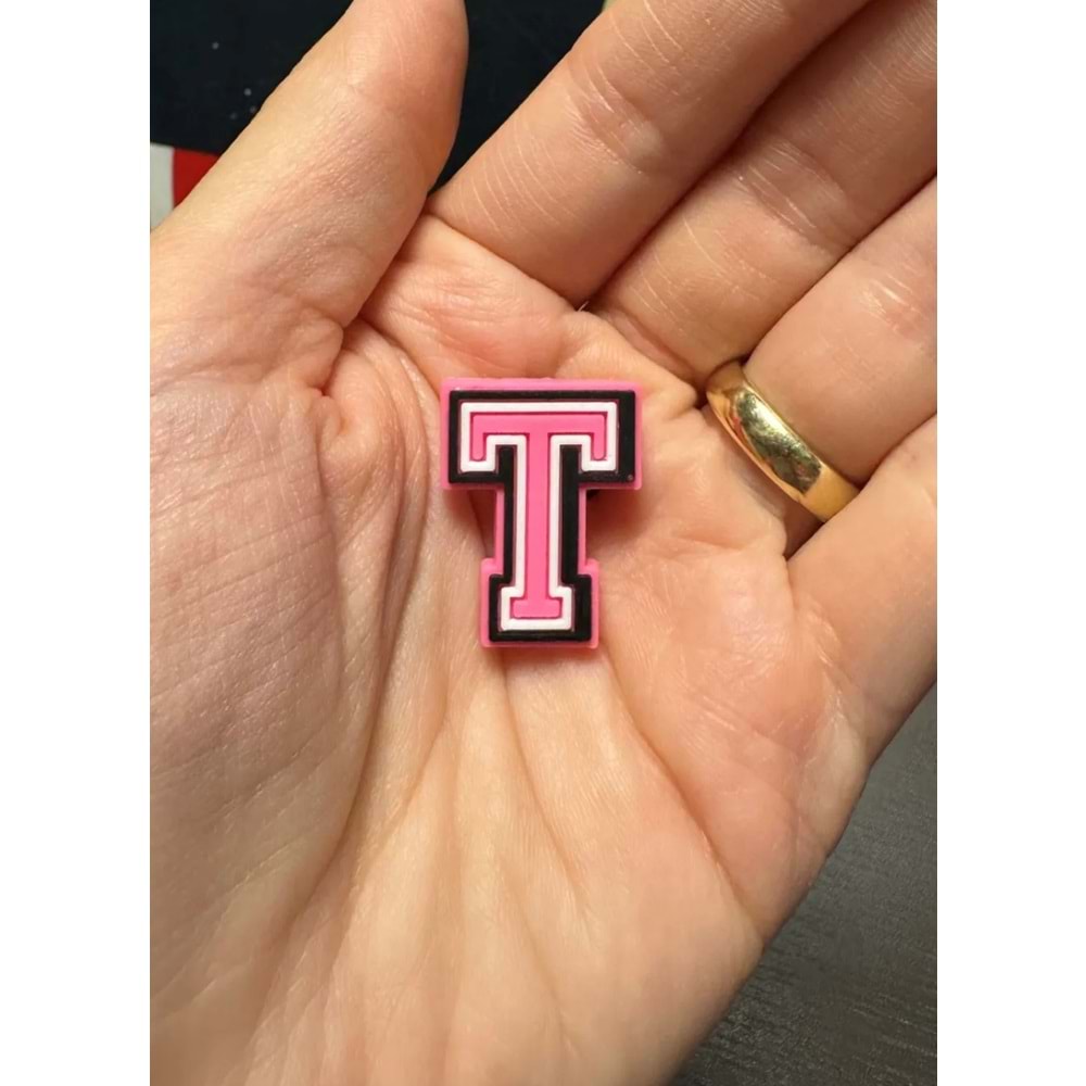 Terlik Süsü/Pembe T Harfi