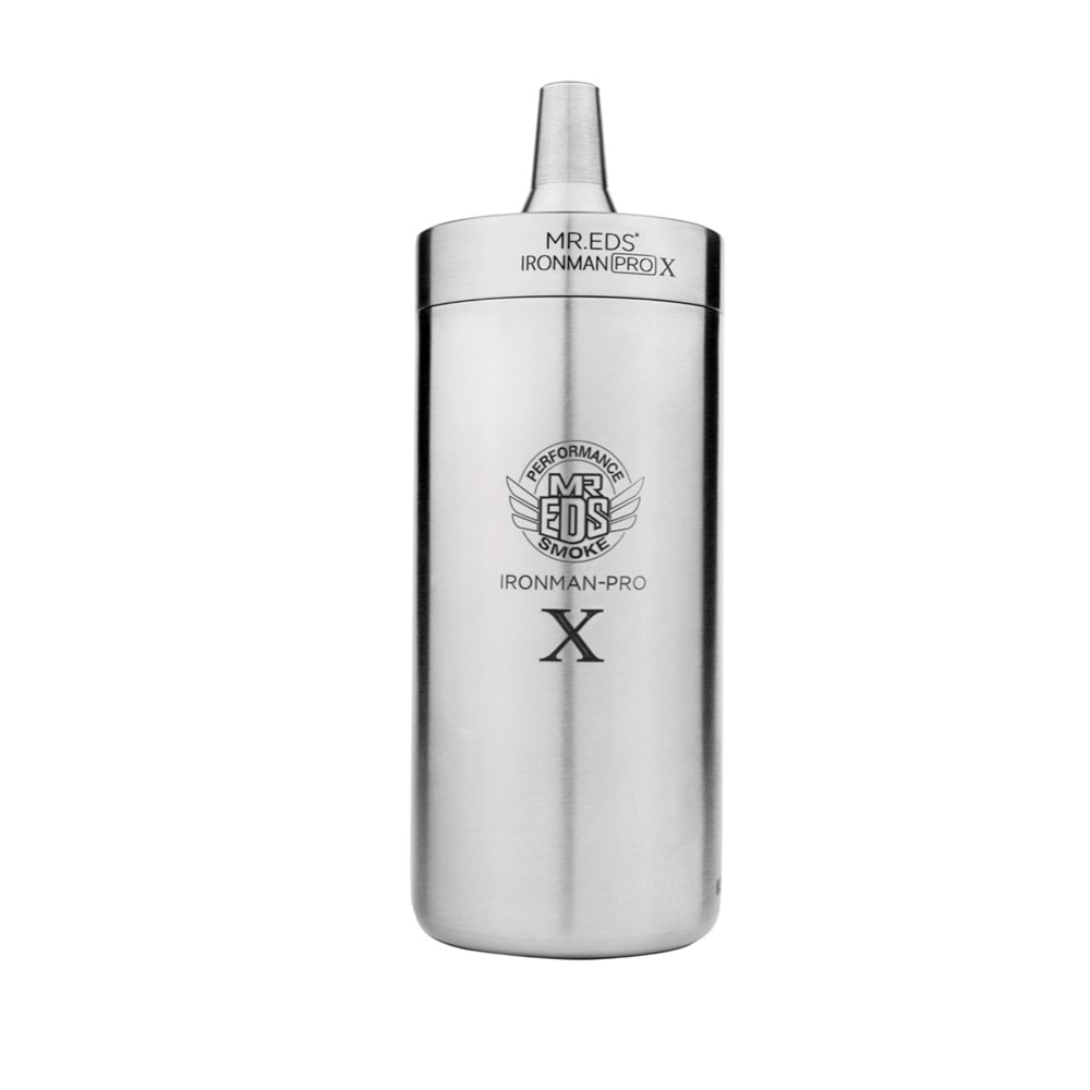 E50 Ironman Pro X Çelik Seri Nargile Takımı /Silver