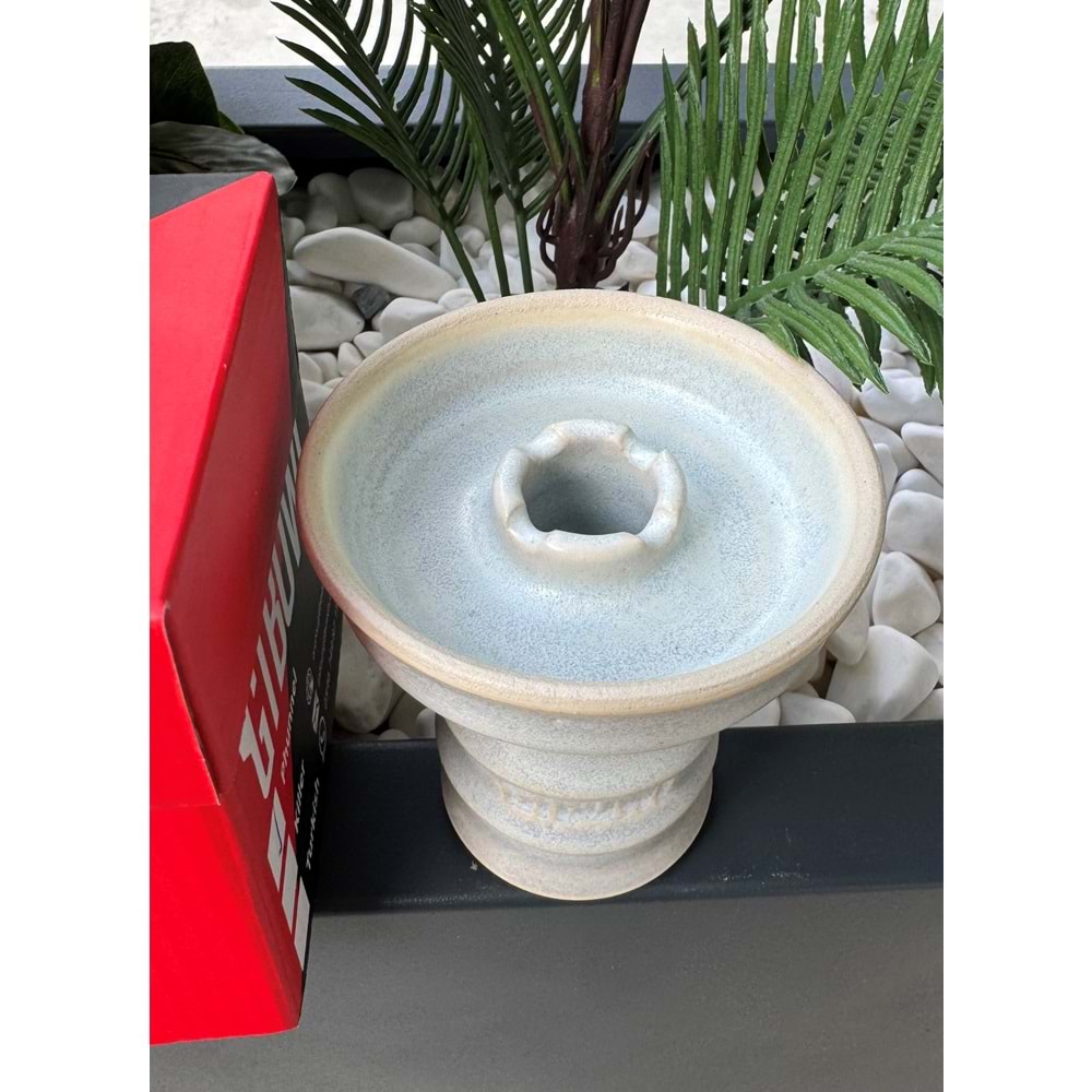 Gt Bowls Arte Nargile Lülesi /Phunnel Kırık Beyaz