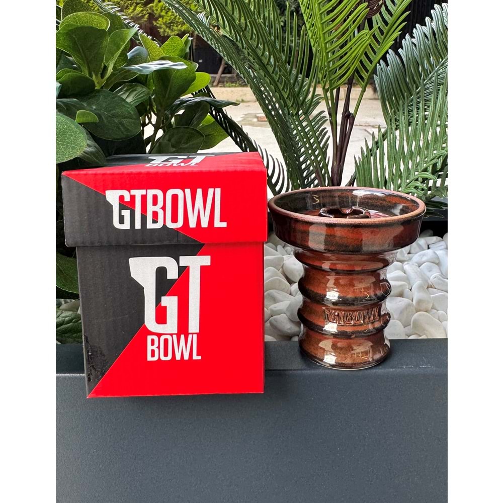 Gt Bowls Arte Nargile Lülesi /Phunnel Kİremit-Siyah