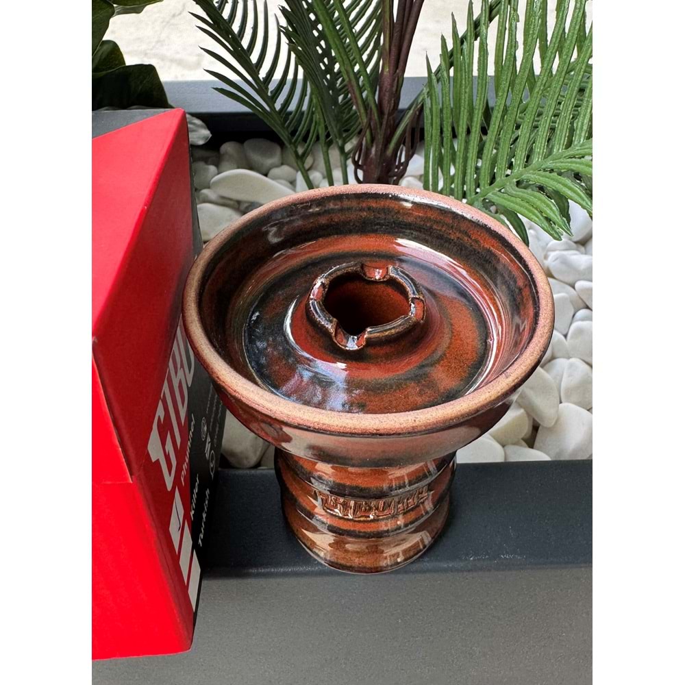Gt Bowls Arte Nargile Lülesi /Phunnel Kİremit-Siyah