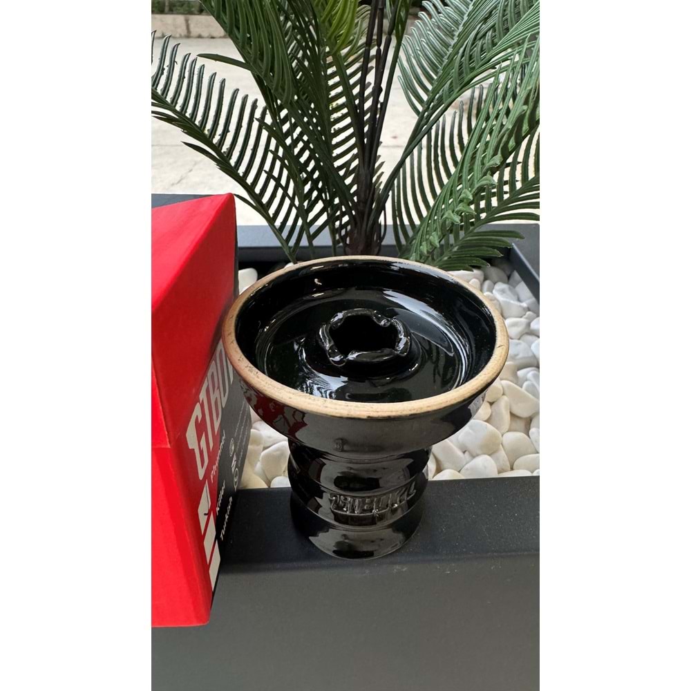 Gt Bowls Arte Nargile Lülesi /Phunnel Siyah