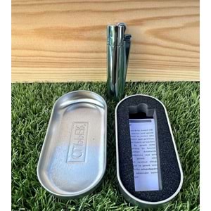 Mavi Parlak Deep Blue Taşlı Çakmak