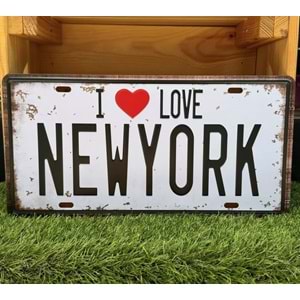 I Love New York/Metal Plaka