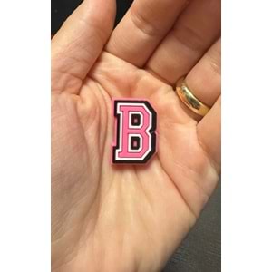 Terlik Süsü/Pembe B Harfi