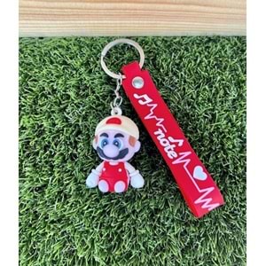 Super Mario Silikon Anahtarlık