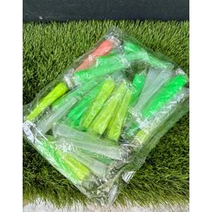 Roket Silikon Sipsi-40 adet (Karışık Renk)
