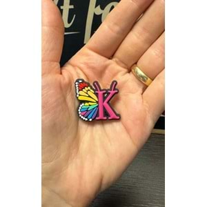 Terlik Süsü/K Harfi Kelebek