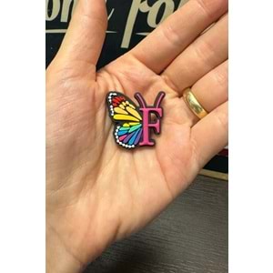 Terlik Süsü/F Harfi Kelebek