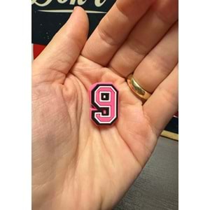 Terlik Süsü/Pembe 9 Rakamı