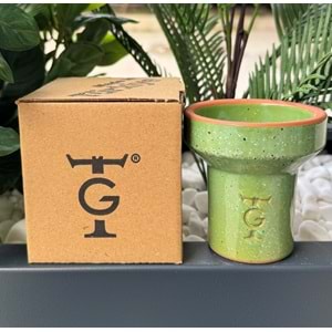 GT Terra Sırlı 6 Delikli Lüle - Yeşil