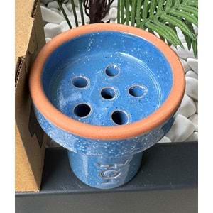 GT Terra Sırlı 6 Delikli Lüle - Mavi