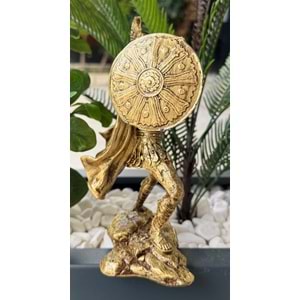 Yunan Mitolojisi Theseus Biblo /20 cm /Altın Rengi