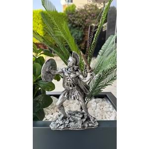 Yunan Mitolojisi Theseus Biblo /20 cm /Gümüş Renk