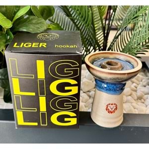 Liger Phunnel Tek Delikli Lüle / Mavi Kahve