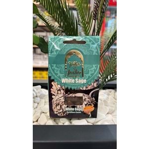 Beyaz Adaçayı White Sage (Geri Akış) Back Flow Konik Tütsü / 14 adet