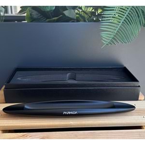 Parmida Siyah İki Oluklu Puro Küllüğü