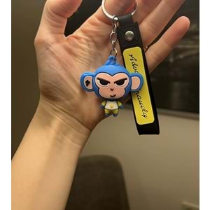 Maymun Monkey Anahtarlık Mavi