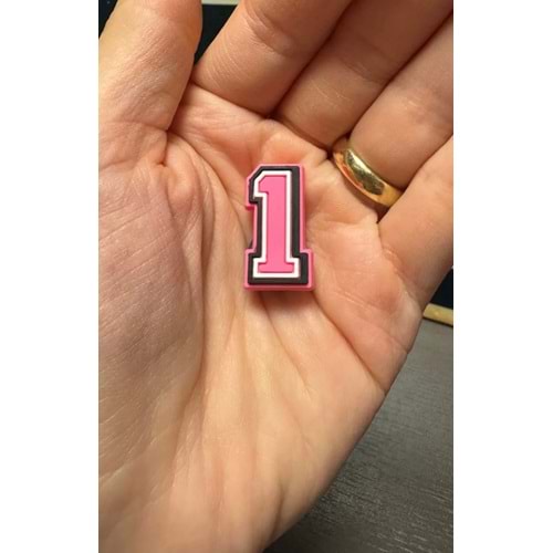 Terlik Süsü/Pembe 1 Rakamı