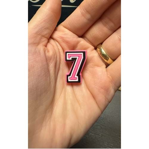Terlik Süsü/Pembe 7 Rakamı
