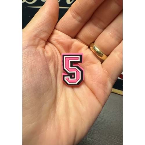 Terlik Süsü/Pembe 5 Rakamı