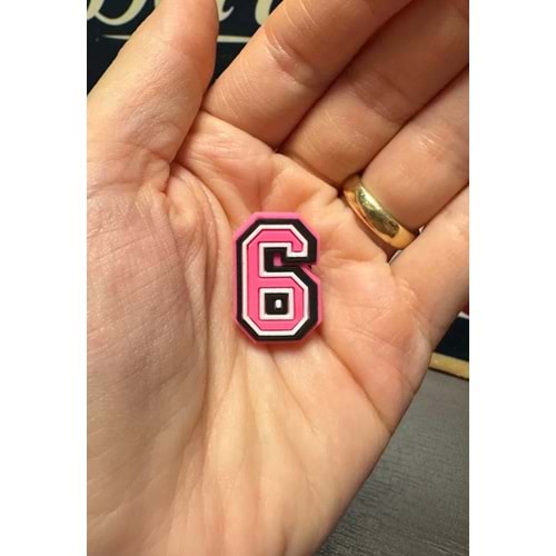 Terlik Süsü/Pembe 6 Rakamı