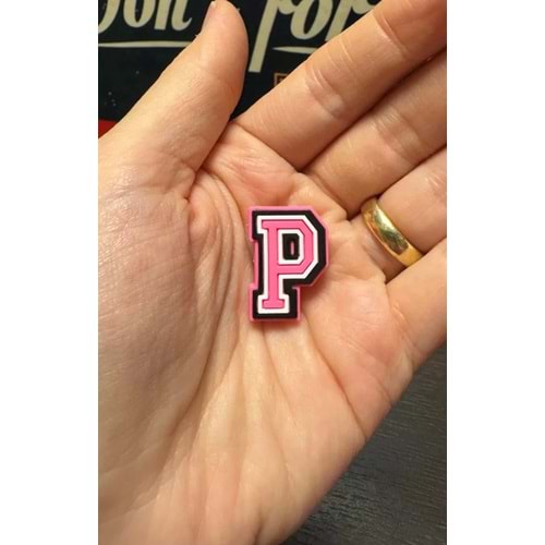 Terlik Süsü/Pembe P Harfi