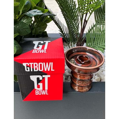 Gt Bowls Arte Nargile Lülesi /Phunnel Kİremit-Siyah