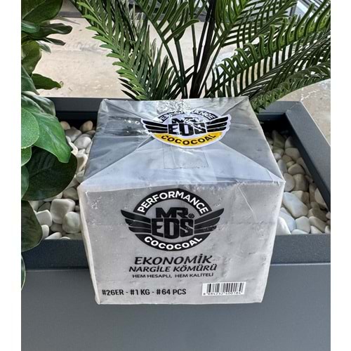 Mr. Eds Cococoal Ekonomik Nargile Kömürü 26er 1 Kg / Kutusuz