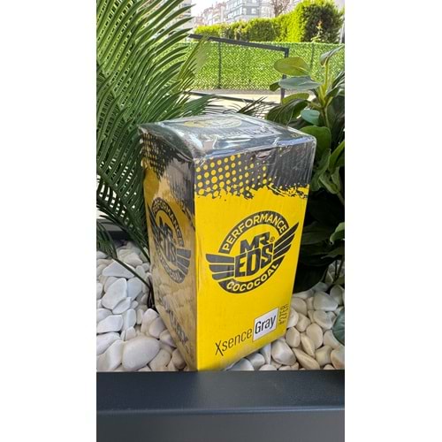 Mr.Eds Xsense Gray - 27mm 1 Kg Nargile Kömürü