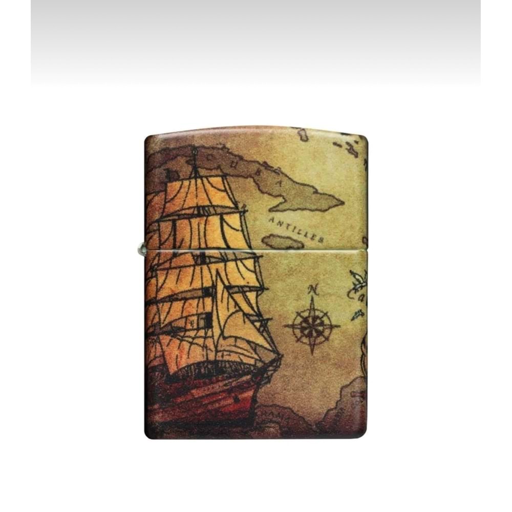 Zippo Çakmak 49352 Pirate Ship Design 49355-083350