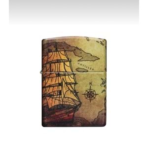 Zippo Çakmak 49352 Pirate Ship Design 49355-083350