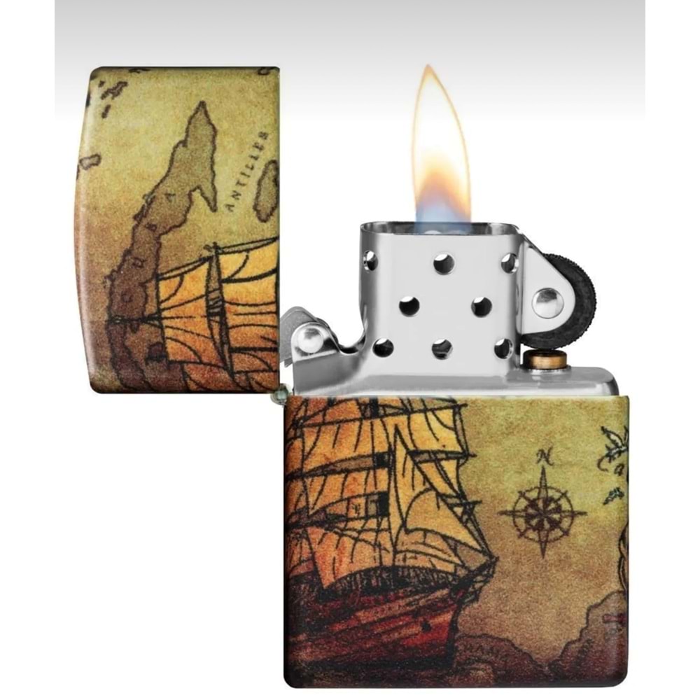 Zippo Çakmak 49352 Pirate Ship Design 49355-083350