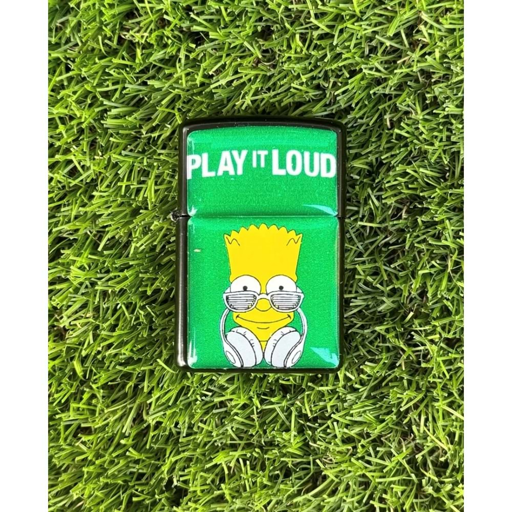 Simpson Benzinli Metal Çakmak Damla Sticker