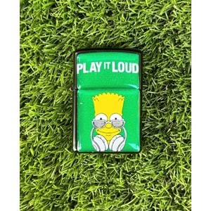Simpson Benzinli Metal Çakmak Damla Sticker