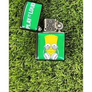 Simpson Benzinli Metal Çakmak Damla Sticker