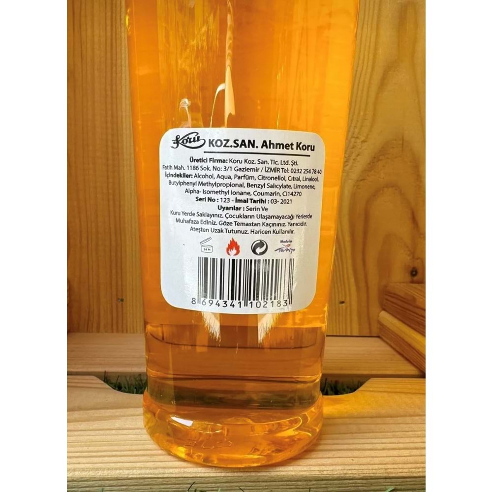 Koru Mandalina Kolonyası 400cc Pet Şişe