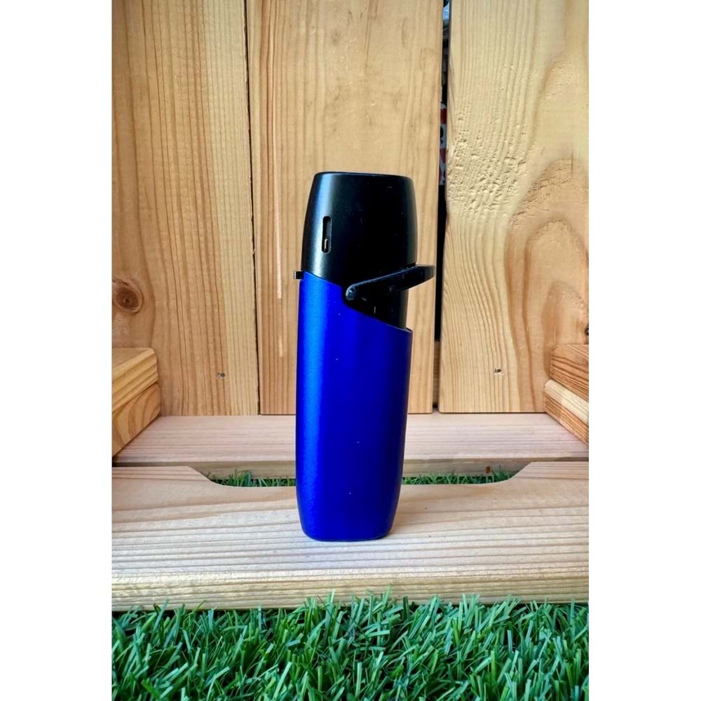 KKK Mavi Özel Tasarım Torch Jet Çakmak