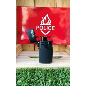 Police Turbo Kapaklı Çakmak