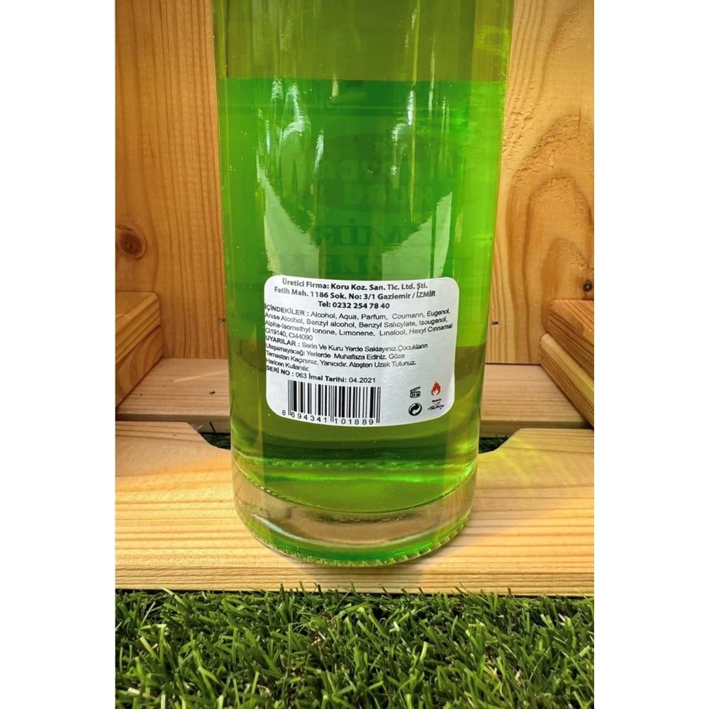 Koru İzmir Geceleri 400cc Kolonya/Cam şişe