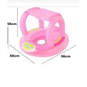 Baby Float Gölgelikli 0-5 Yaş Havuz - Deniz Simidi Plaj Malzemeleri